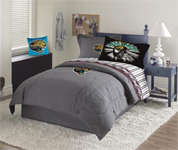 Jacksonville Jaguars Denim Comforter & Sheet Set Combo