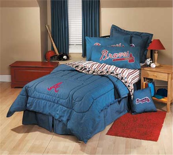 Minimalist Atlanta Braves Bedroom Ideas for Simple Design