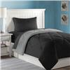 Dorm Room Bed & Bath XL Twin Size 10 PC Set Black/Gray