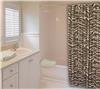 Wild Zebra Brown Shower Curtain