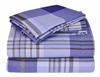 Winter Nights Plaid Flannel Sheet Sets 100 %Cotton