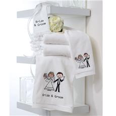 Bride &amp; Groom Towel Gift Set | By DomesticBin