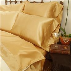 Gold Satin Sheets