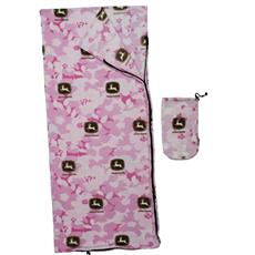 John Deere Pink Camo Sleeping Bag | By DomesticBin