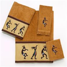 KOKOPELLI Nutmeg 4 Piece Towel Set | By DomesticBin