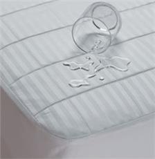 Waterproof Sateen Cotton Fitted Mattress Pad | By DomesticBin