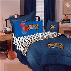 PHILADELPHIA 76&#39;ERS Denim Comforter &amp; Sheet Set Combo | By DomesticBin