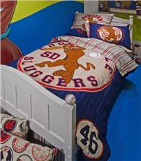 SCOOBY BASEBALL Kids Bedding for Boys Bedskirt