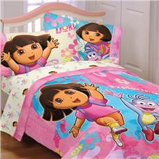 Dora the Explorer Exploring Together Bedding