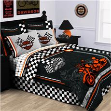 Harley Davidson RACING FLAG Bedding