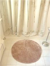 DECORATIVE PLUSH BATHROOM RUGS--30" ROUND