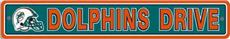 Miami Dolphins Street Sign | By DomesticBin