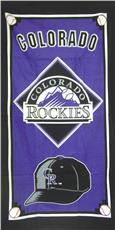 COLORODO ROCKIES Cap Series Beach Towel | By DomesticBin