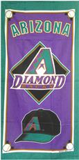 ARIZONA DIAMONDBACKS Beach Towel | By DomesticBin