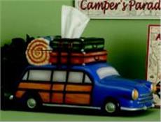 CAMP RUN-A-MUCK Wagon Tissue Cover | By DomesticBin