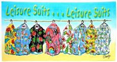 Leisure Suits Beach Towel | By DomesticBin