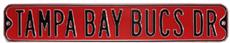 Tampa Bay Bucs Dr Steel Street Sign | By DomesticBin