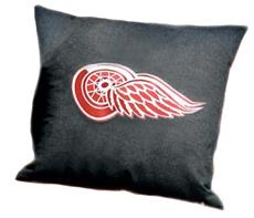 DETROIT REDWINGS Denim 18&quot; Square Pillow | By DomesticBin