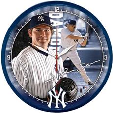 Johnny Damon 12.75&quot; Round Clock | By DomesticBin