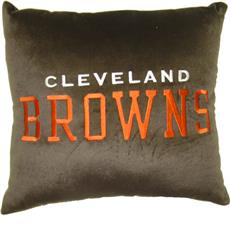 NFL Cleveland Browns 16&quot; Plush Pillow | By DomesticBin