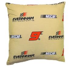 Kasey Kahne #9 Tan 17&quot; Pillow | By DomesticBin