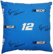 Ryan Newman #12 Blue 17&quot; Pillow | By DomesticBin