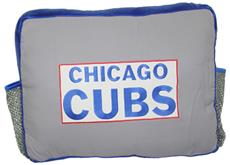 MLB Authentic CHICAGO CUBS Rectangular Logo Pillow | By DomesticBin