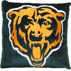 CHICAGO BEARS 16&quot; Plush Pillow | By DomesticBin