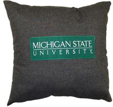 Michigan State 18&quot; Square Pillow | By DomesticBin