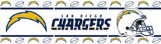 SAN DIEGO CHARGERS Wall Border | By DomesticBin