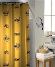 Oklahoma State University Collegiate Shower Curtain | By DomesticBin