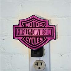 Harley-Davidson Pink Night Light | By DomesticBin