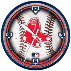 Boston Red Sox Wall Clock  12.75&quot; Round | By DomesticBin