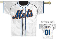 MLB New York Mets 2-Sided Jersey House Flag | By DomesticBin