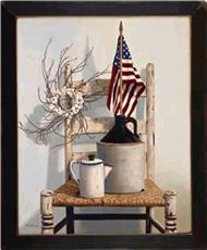 CHAIR/JUG/FLAG Wall Art | By DomesticBin