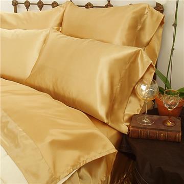 Gold Satin Sheets