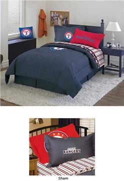 TEXAS RANGERS MLB Denim Comforter & Sheet Set Combo