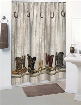 SADDLE UP Shower Curtain & Accessories