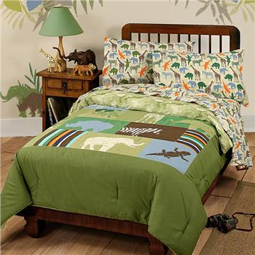 Safari Quest Twin Comforter/Sheet Set Combos