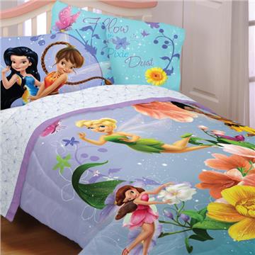 Fairies Fantasy Floral Bedding for Girls | By DomesticBin