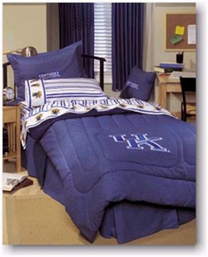 University of Kentucky  Denim Shams, Valance, Pillow | By DomesticBin