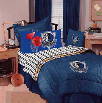 DALLAS MAVERICKS Denim Comforter &amp; Sheet Set Combo | By DomesticBin