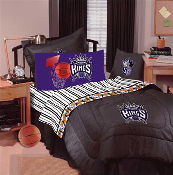 SACRAMENTO KINGS Denim Comforter &amp; Sheet Set Combo | By DomesticBin