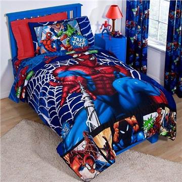 Spiderman Comic Kids Bedding for Boys | By DomesticBin