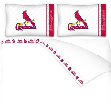 St. Louis Cardinals Microfiber Sheet Sets &amp; Extra Pillowcases | By DomesticBin