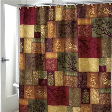 Adirondack Pine Shower Curtain &amp; Accessories | By DomesticBin