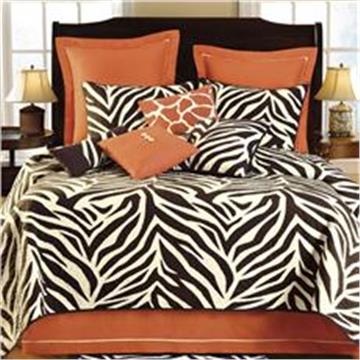 Zebra "Expedition" Cotton Filled Quilts & Bedding Accessories