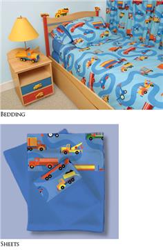 Boys Like Trucks Bedding for Boys