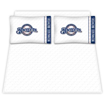 Milwaukee Brewers Microfiber Sheet Sets &amp; Extra Pillowcases | By DomesticBin