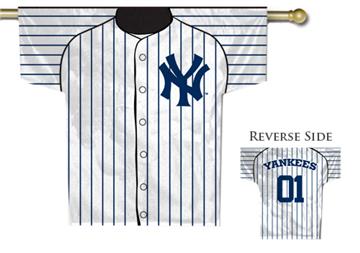 Yankees 2-Sided Jersey House Flag